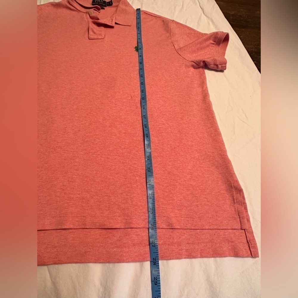 Polo Ralph Lauren Men’s Pull Over Shirt Heathered Red Size Large - Picture 4 of 12